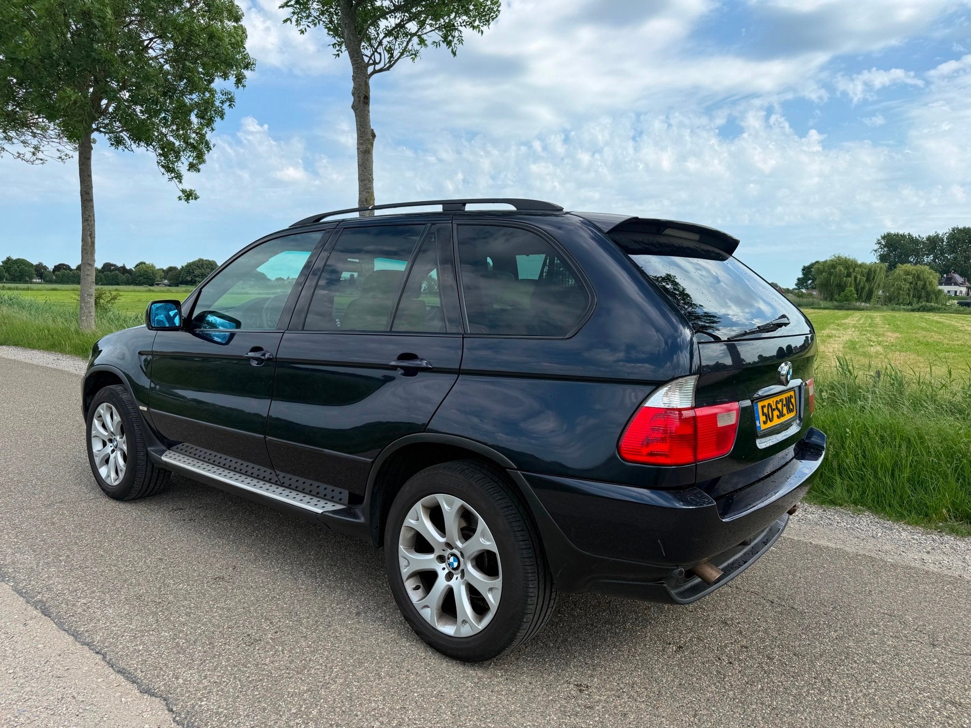 BMW X5 3.0i High Executive Nieuwe Apk !, Auto's, BMW, Automaat, Automatische klimaatregeling, Gebruikt, Blauw