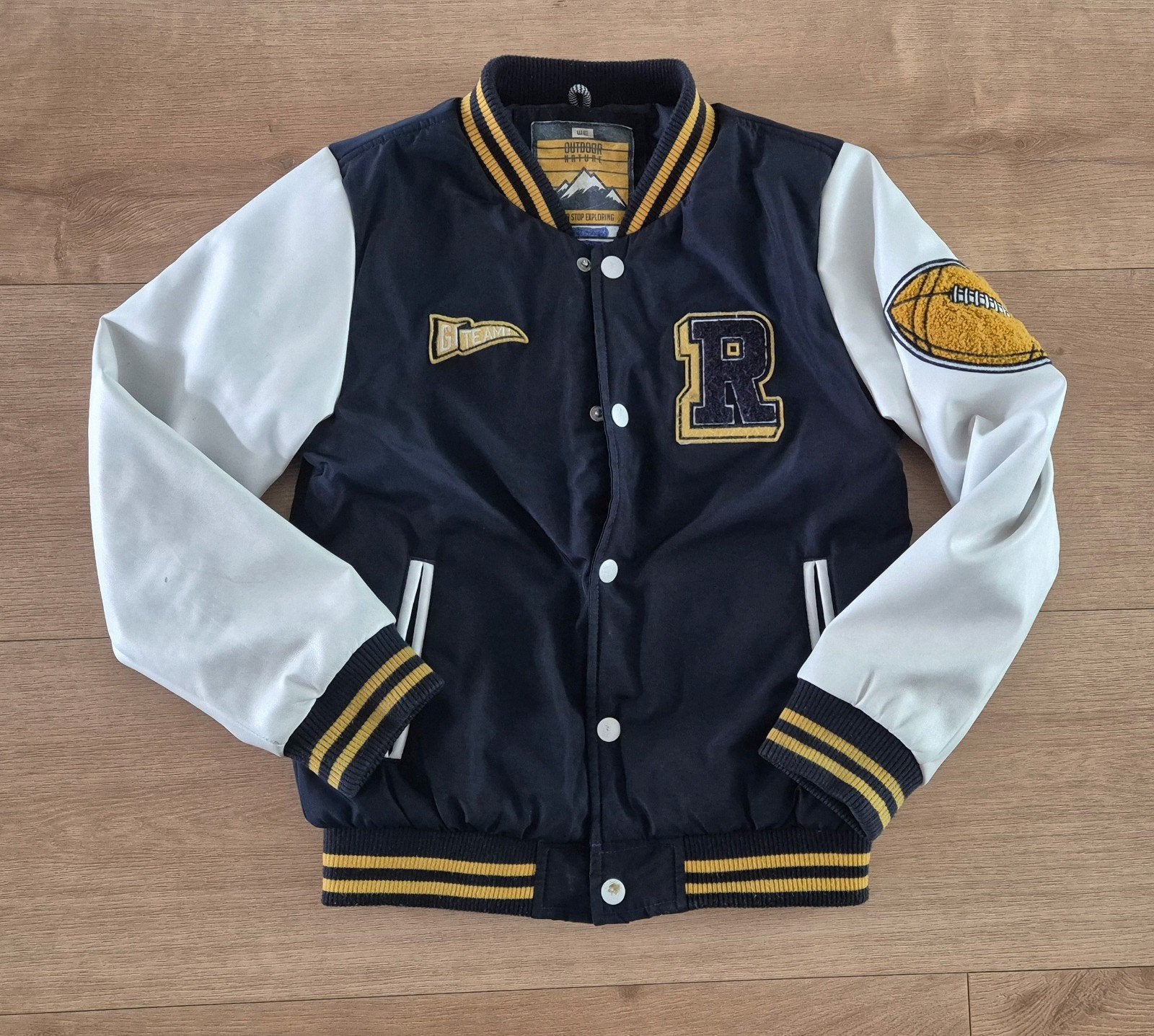 Baseball jas kind maat 134/140, Ophalen of Verzenden, Gebruikt, Jongen, Jas