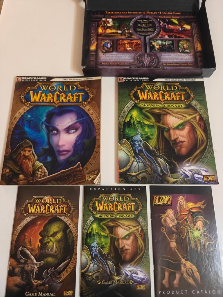 World of Warcraft Battle Chest + Classic & TBC Guides, Ophalen, Online, Gebruikt, Role Playing Game (Rpg)