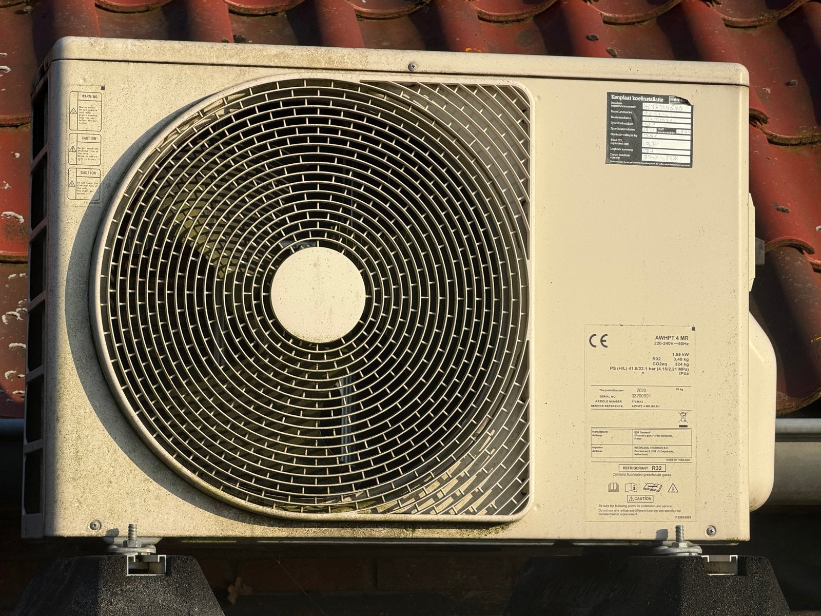 Hybride warmtepomp pakket, Ophalen, 30 tot 80 cm, Gebruikt, Cv-ketel of Combi-ketel