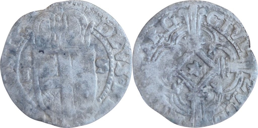 Stuiver zonder jaartal, Zwolle, stadsmunt, Vóór koninkrijk, Zilver, Losse munt, Overige waardes