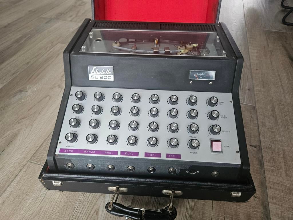 Te koop echolette / Dynacord SE 200 mengpaneel met tape-echo, Ophalen, Gebruikt