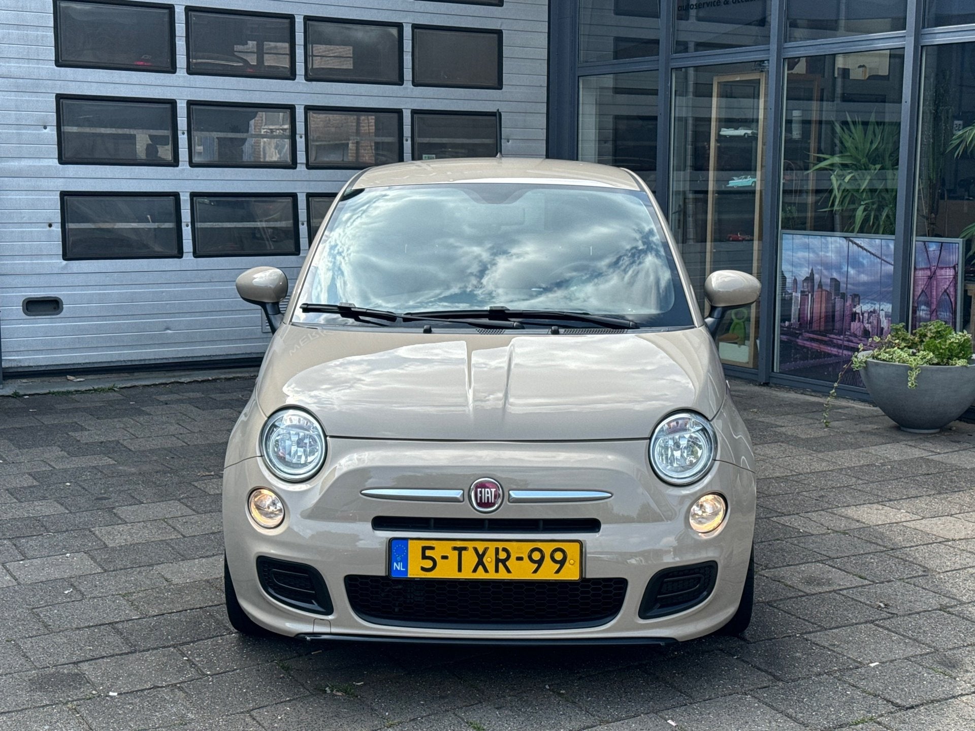 Fiat 500 0.9 TwinAir Turbo 500S | Airco | LMV | N.A.P, Auto's, Fiat, Voorwielaandrijving, Elektrische ramen, Gebruikt, Leder en Stof