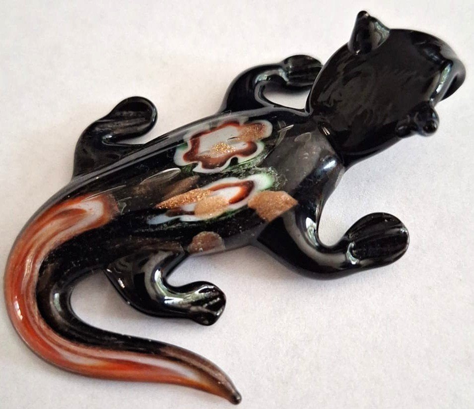 SUPER SALE Grote Murano glas hanger dier 70x40 mm, Verzenden, Nieuw, Hanger