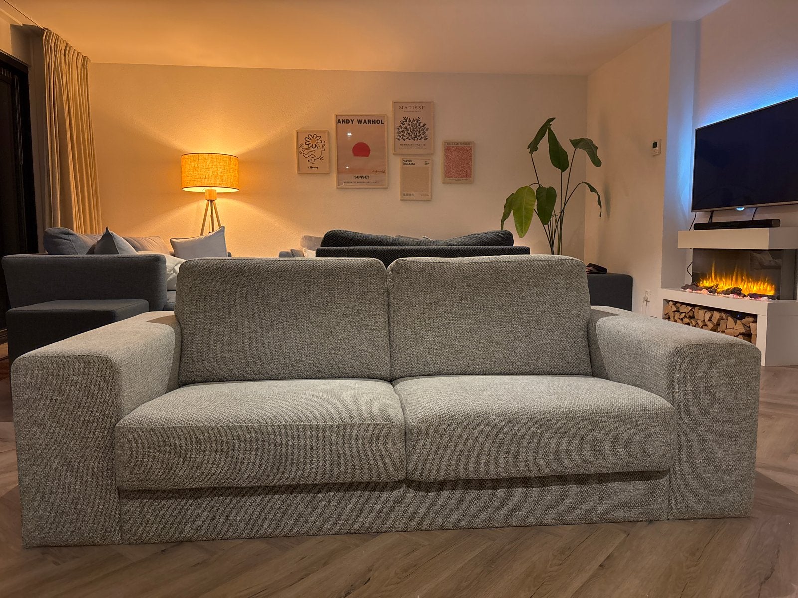 Ikea 2-zitsbank - in zeer goede staat. Type: sorvallen., Ophalen, 150 tot 200 cm, Tweepersoons, 75 tot 100 cm