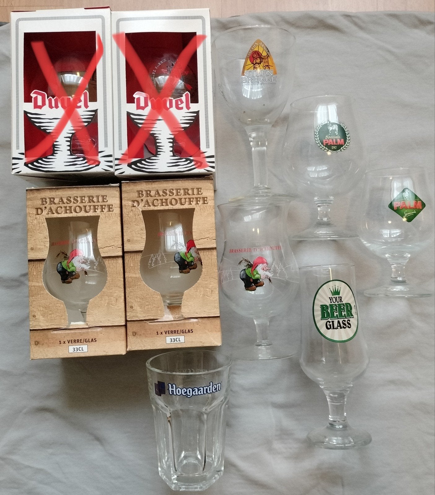 diverse bierglazen, Ophalen of Verzenden, Zo goed als nieuw, Bierglas