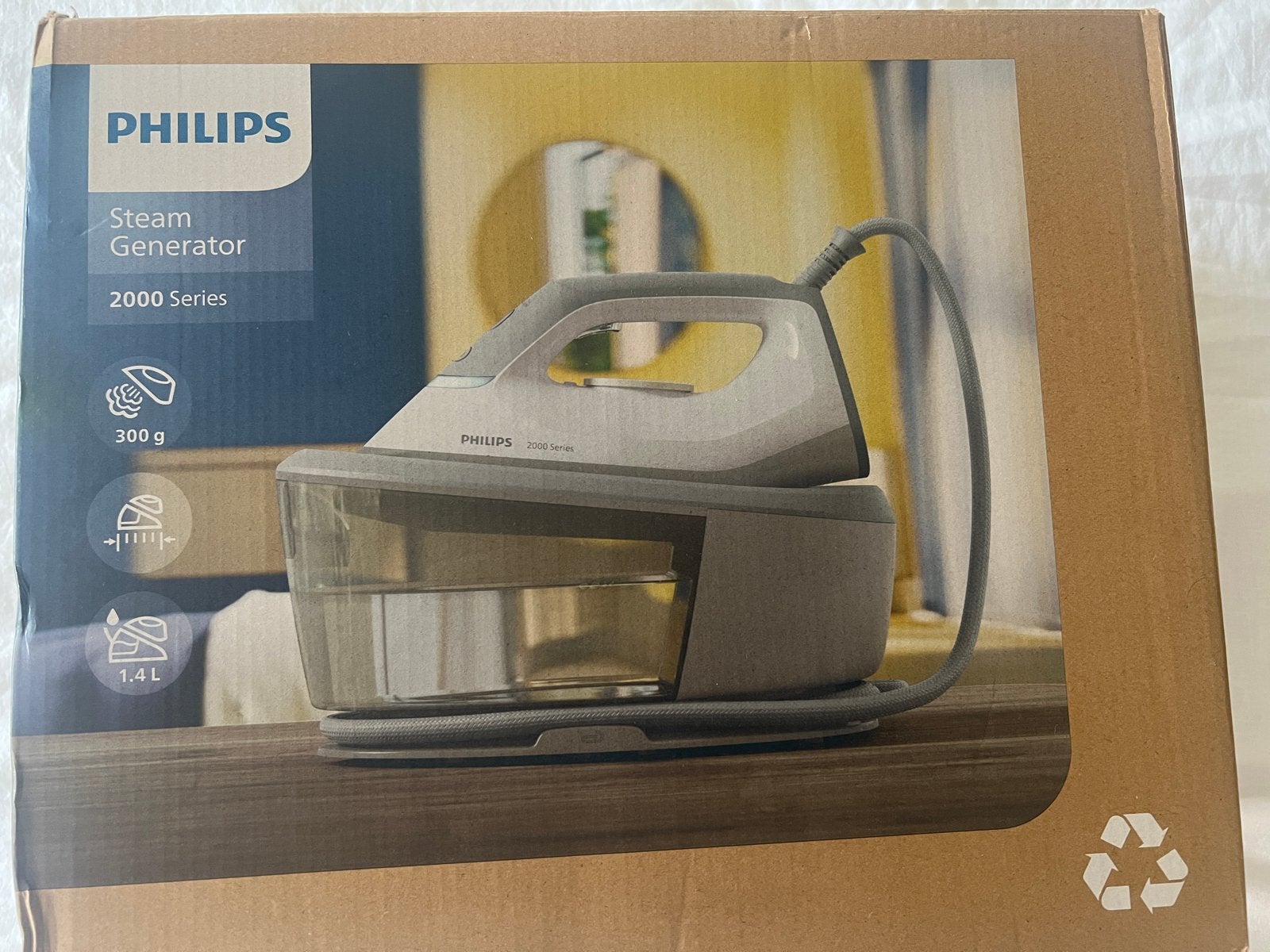 Nieuwe Philips Stoomgenerator 2000 Series (PSG2000/80), Witgoed en Apparatuur, Strijkijzers en Strijkplanken, Ophalen of Verzenden