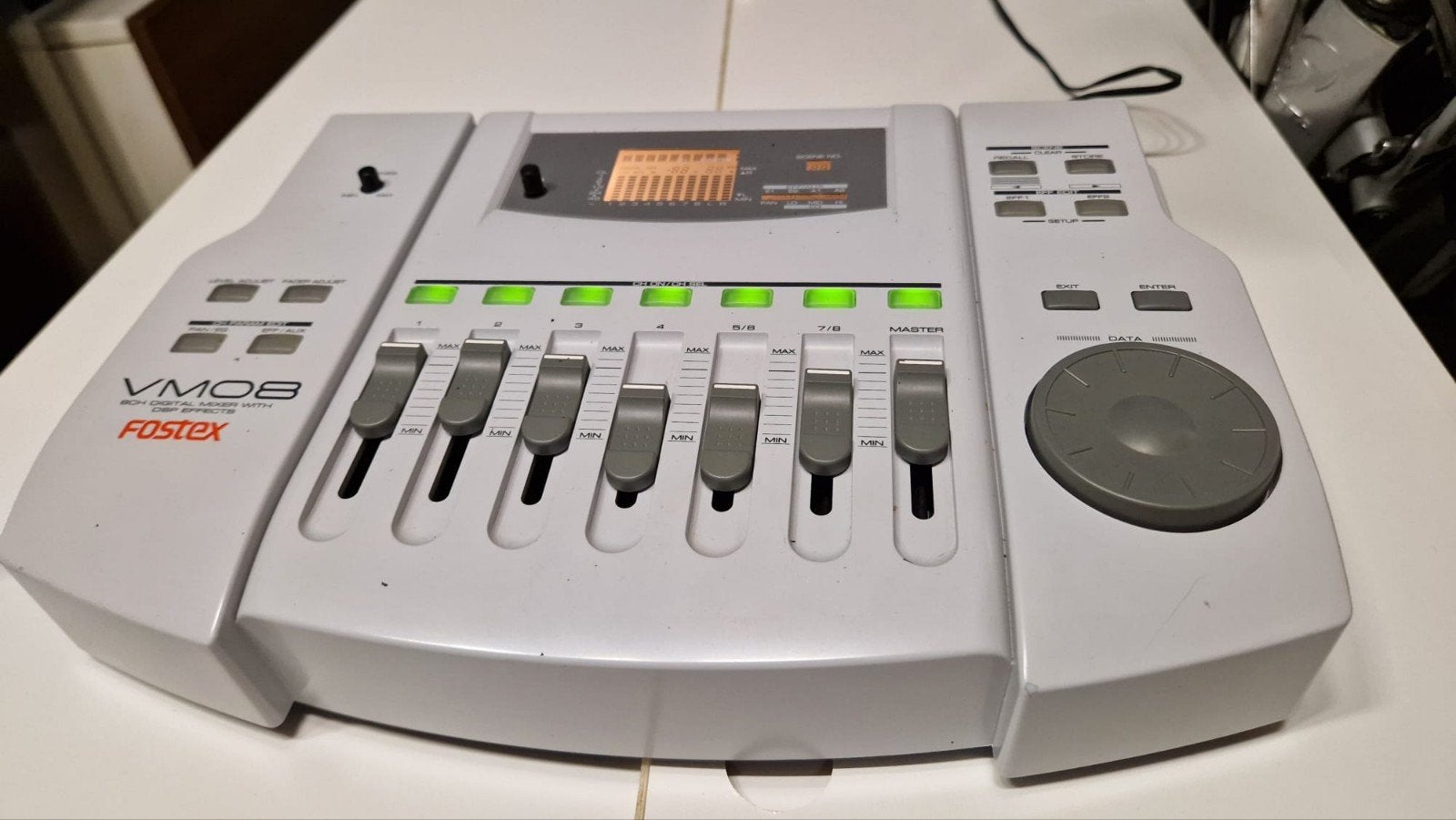 Fostex VM08 Compacte Digitale 8-Kanaals Desktop Mixer, Muziek en Instrumenten, Ophalen of Verzenden, Gebruikt, 5 tot 10 kanalen