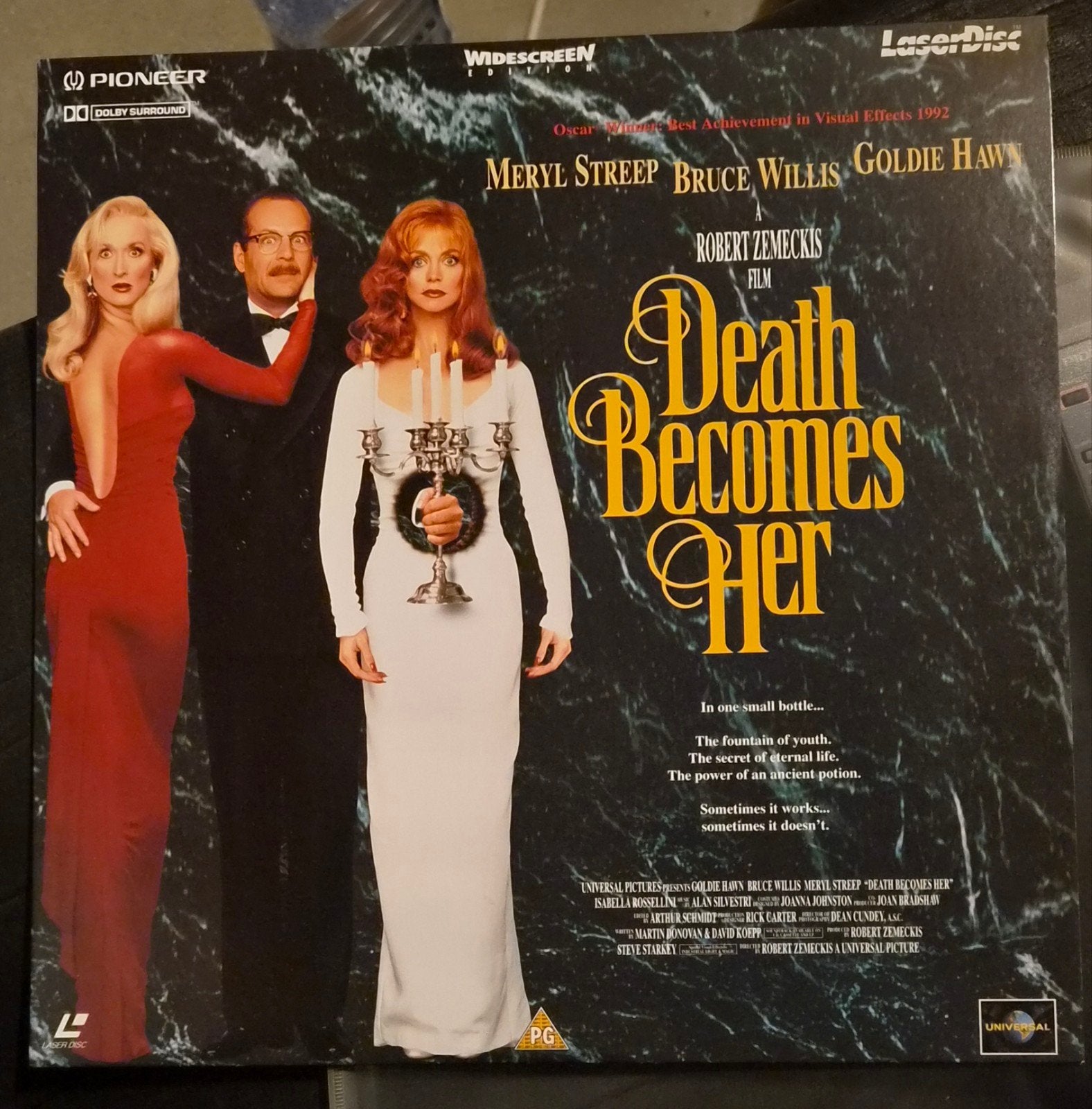Death Becomes Her op Laserdisc, Alle leeftijden, Ophalen of Verzenden, Zo goed als nieuw, Actiekomedie