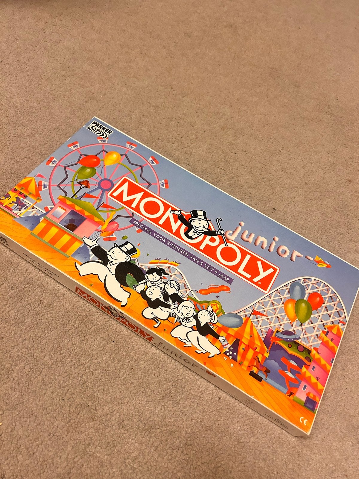 Monopoly Junior Bordspel - Compleet en in goede staat, Hobby en Vrije tijd, Drie of vier spelers, Ophalen of Verzenden, Gebruikt