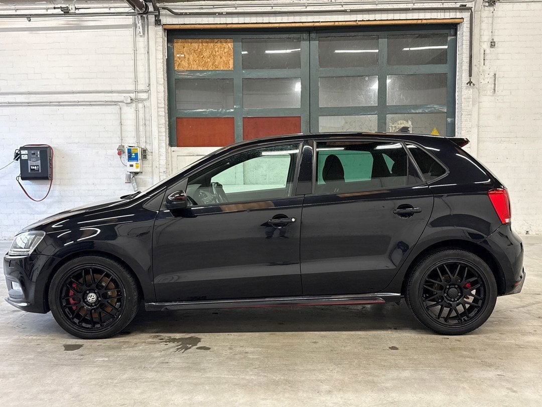 Volkswagen Polo 1.4 TSI GTI | Navigatie | Stoelverwarming |, Auto's, Euro 5, 4 cilinders, Automatische klimaatregeling, Zwart