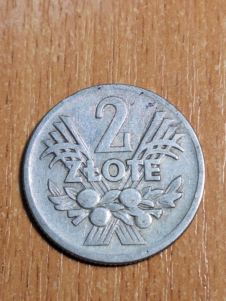 POLEN 2 zlote 1958 ( #66a), Ophalen of Verzenden, Polen, Losse munt