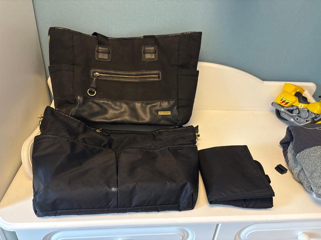 Skip Hop Luiertas met uitneembare binnentas en matje, Kinderen en Baby's, Luiertassen, Ophalen of Verzenden, Gebruikt, Schoudertas