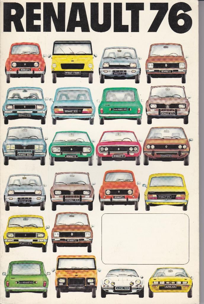 Renault 1976, Ophalen of Verzenden, Zo goed als nieuw, Renault