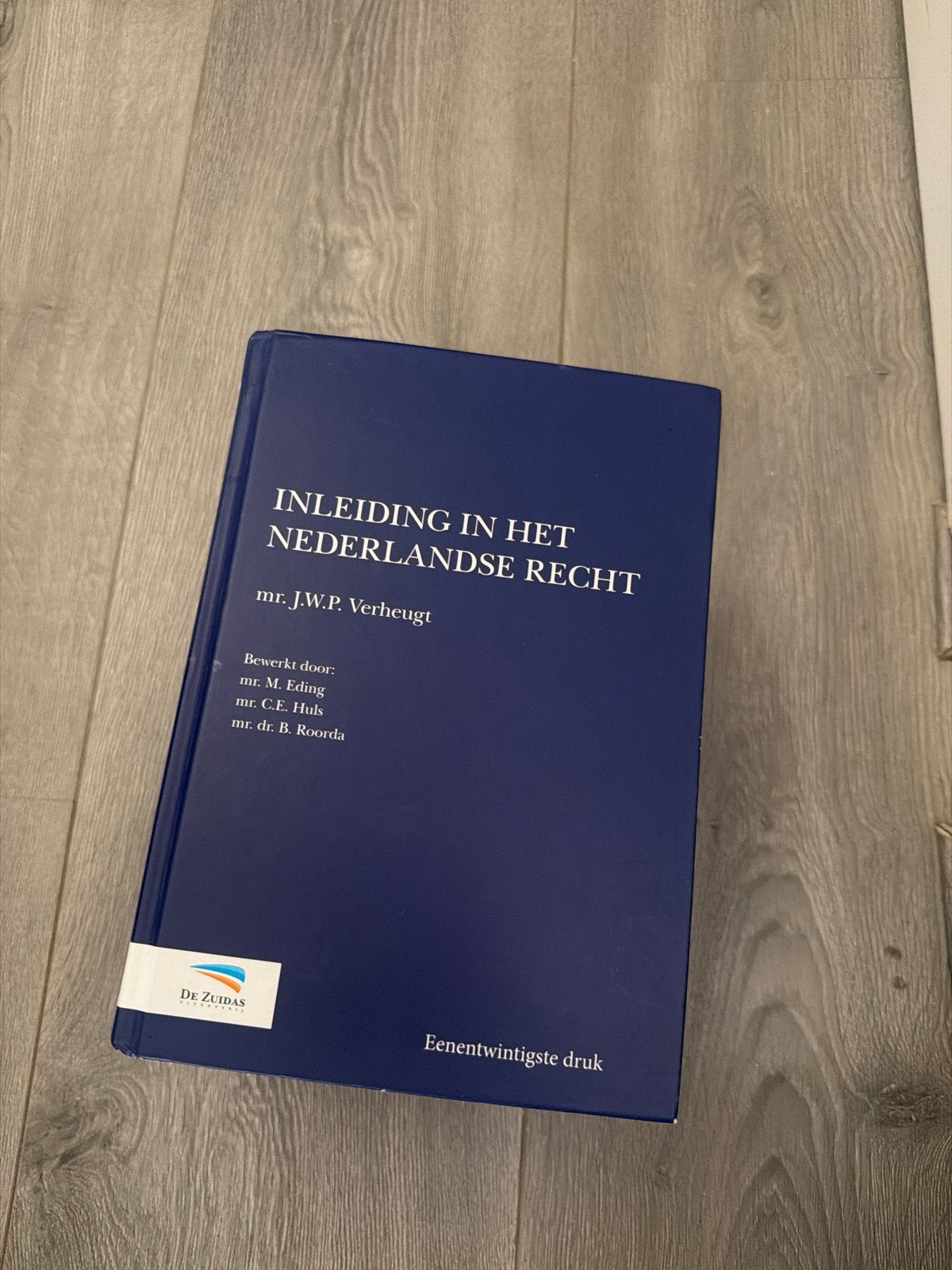 Inleiding in het Nederlandse Recht - mr. J.W.P. Verheugt, Ophalen of Verzenden, Gamma, Gelezen, HBO