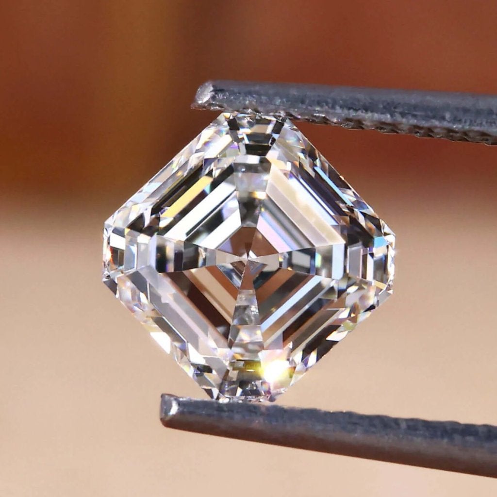 Diamant - 1.54ct Asscher Cut (gecertificeerd), Ophalen of Verzenden, Nieuw
