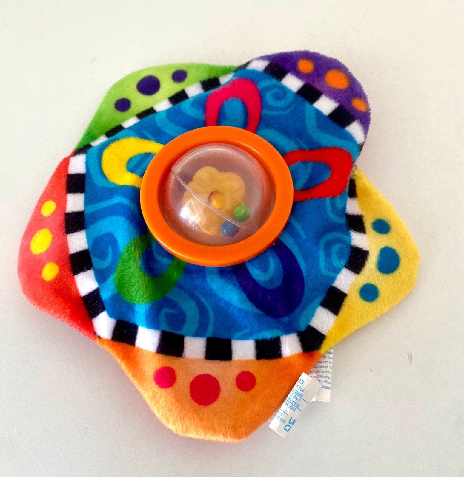 Playgro Rammelaar Bloemen Vorm Baby Speelgoed, Ophalen of Verzenden, Zo goed als nieuw, Rammelaar, Met geluid