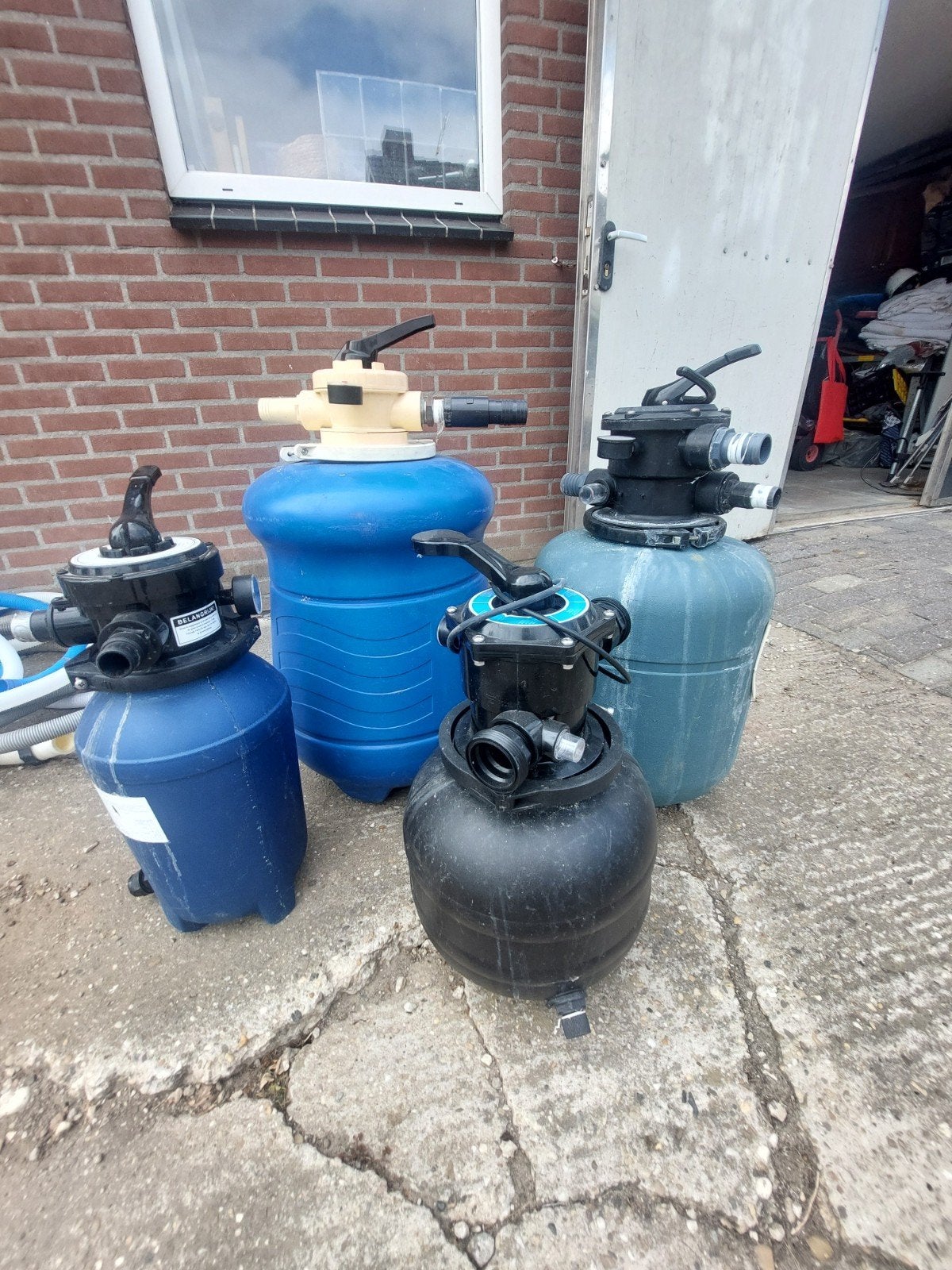 Diverse zwembadfilters - zandfilters-drukfilters, Tuin en Terras, Ophalen, Gebruikt, Filter