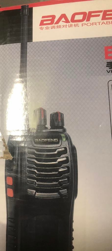 Walkie talkies set, Ophalen of Verzenden, Zo goed als nieuw, Minder dan 2 km