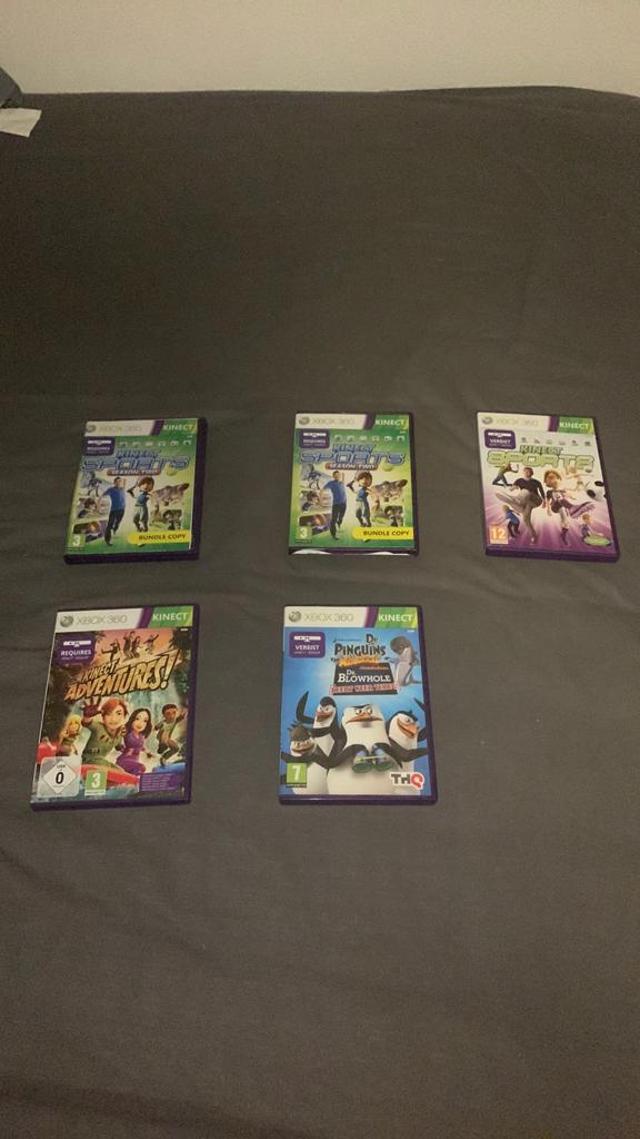 Xbox 360 kinect spellen, Spelcomputers en Games, Games | Xbox 360, Gebruikt, Sport, 3 spelers of meer, Vanaf 3 jaar, Ophalen of Verzenden