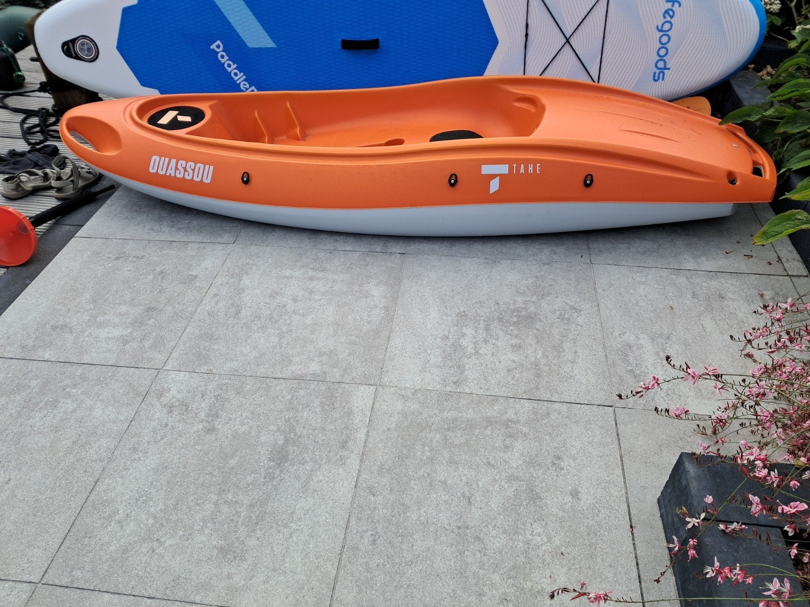 TAHE Recreatieve kajak Ouassou 1-persoons, Watersport en Boten, Kajaks, Ophalen, Zo goed als nieuw, 1-persoons