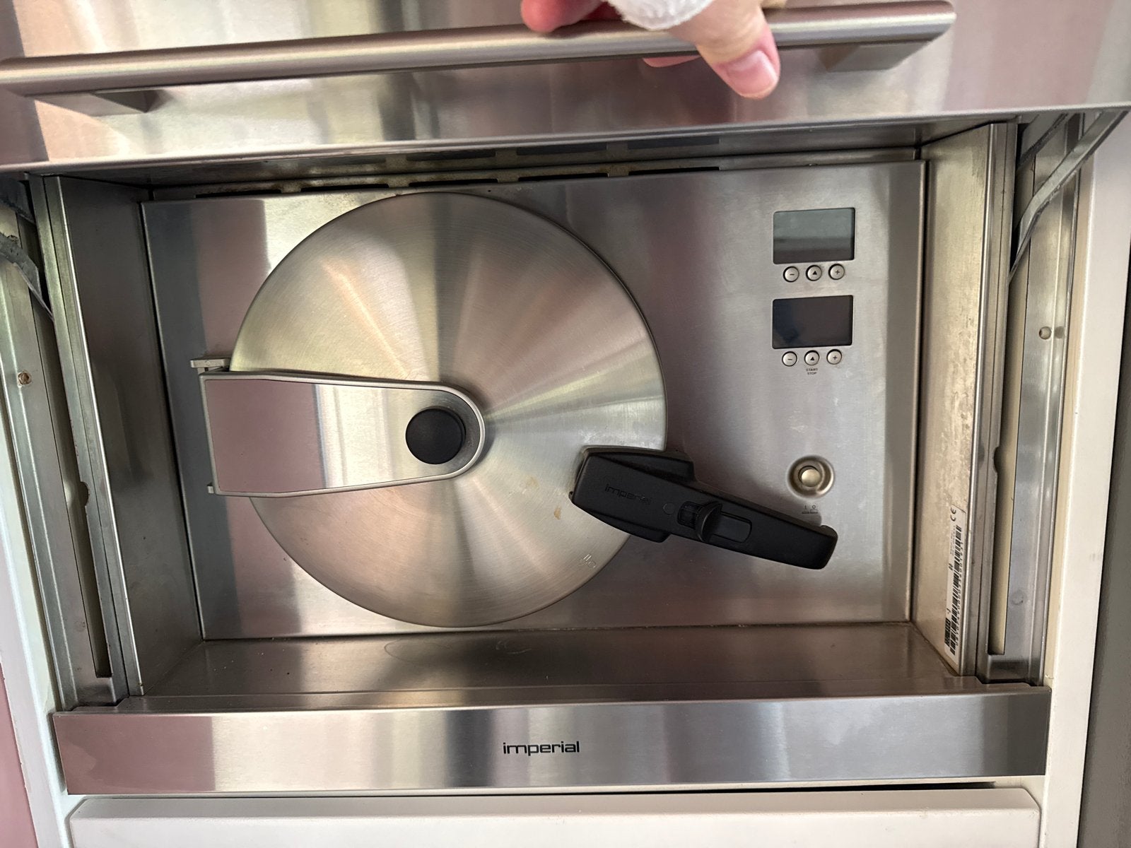 Imperial Inbouw stoomoven - RVS, Witgoed en Apparatuur, Ovens, Ophalen, Gebruikt