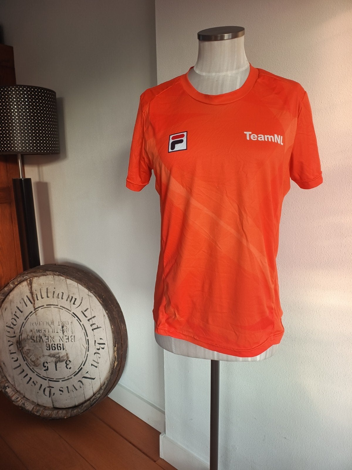 Exclusieve TeamNL Fila trainings shirt Olympische Spelen 24, Ophalen of Verzenden, Zo goed als nieuw, Maat 46/48 (XL) of groter