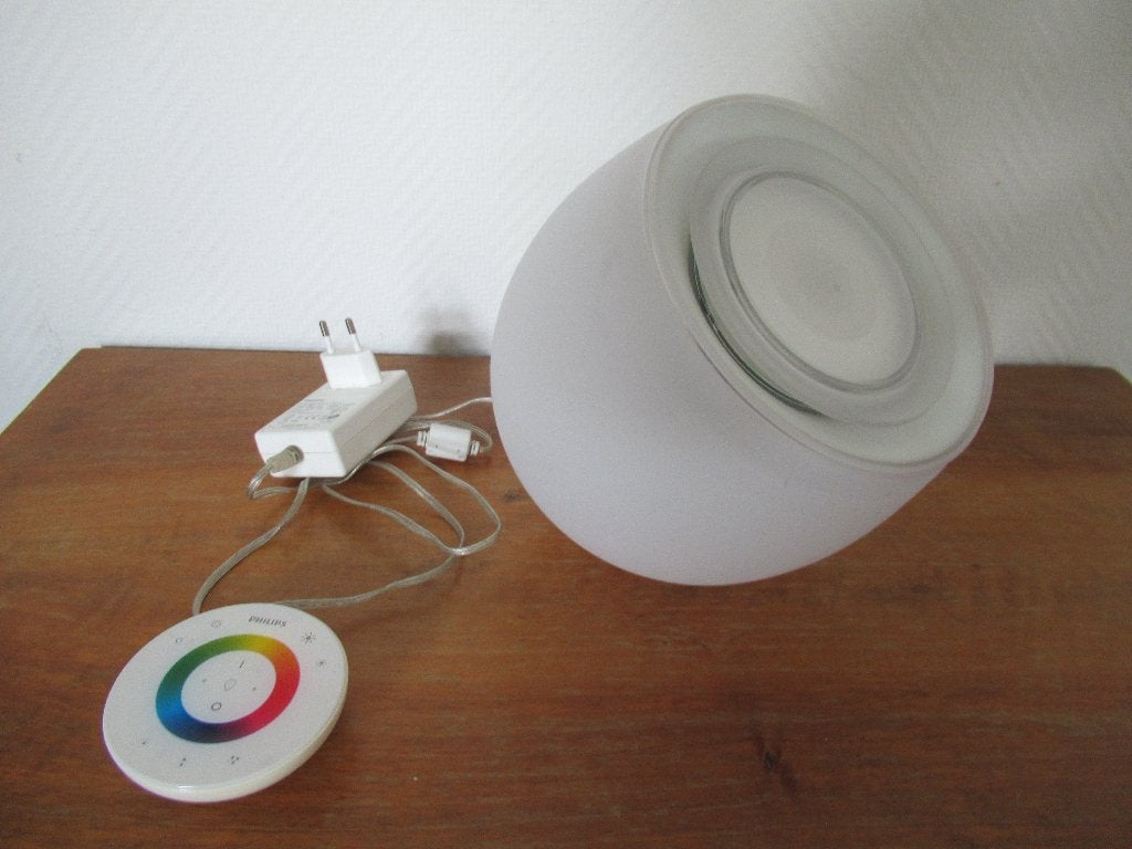 Philips living colors lamp met afstandsbediening., Led-lamp, Gebruikt, Meerkleurig, E27 (groot)