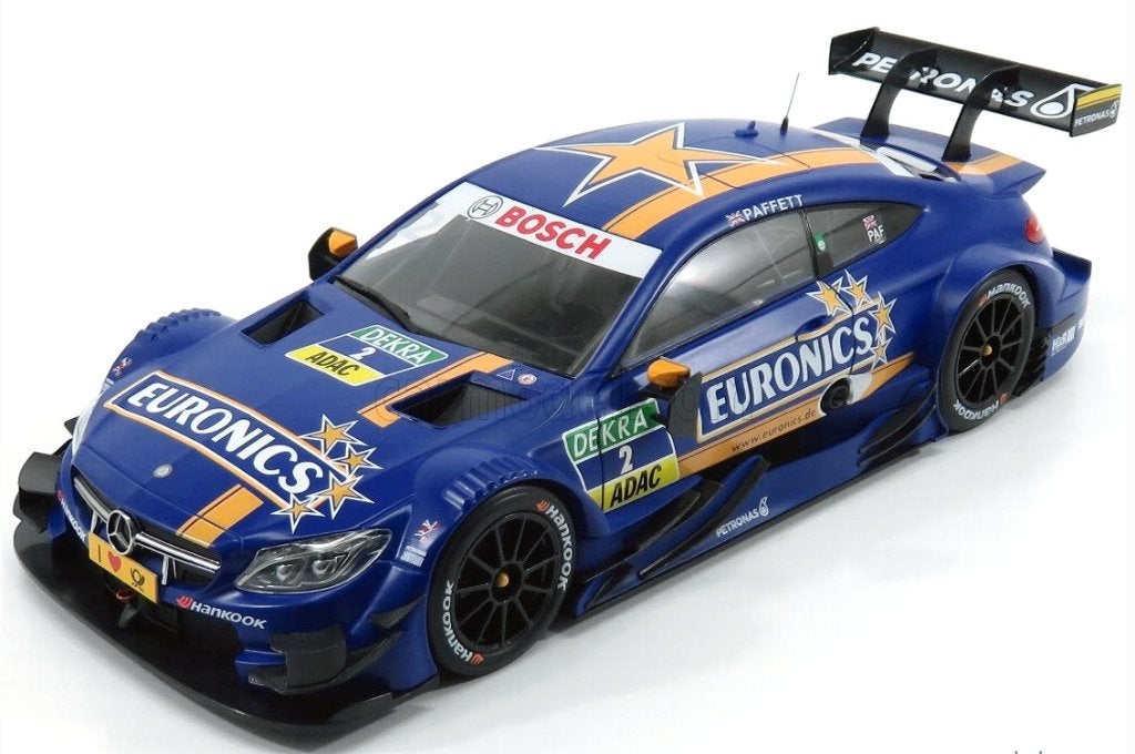 Mercedes C 63 AMG DTM 2016 #2 Euronics - Gary Paffett, Hobby en Vrije tijd, Ophalen of Verzenden, Zo goed als nieuw, Auto, Overige merken