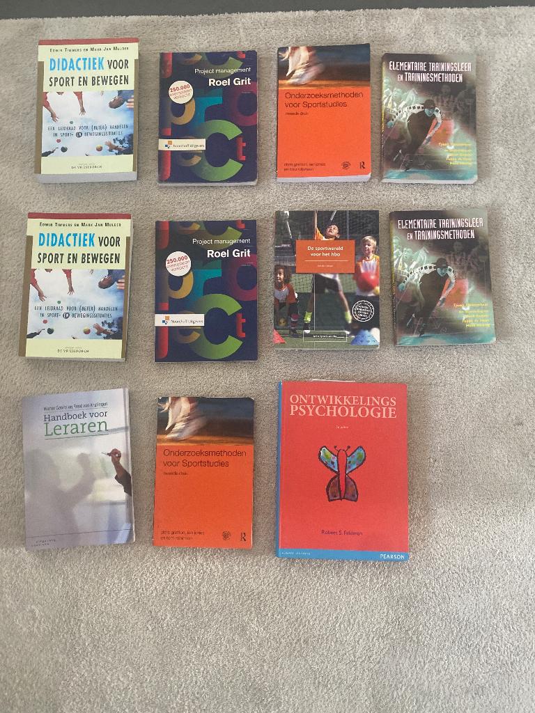 Studie boeken ALO, Ophalen, Gelezen, Overige niveaus