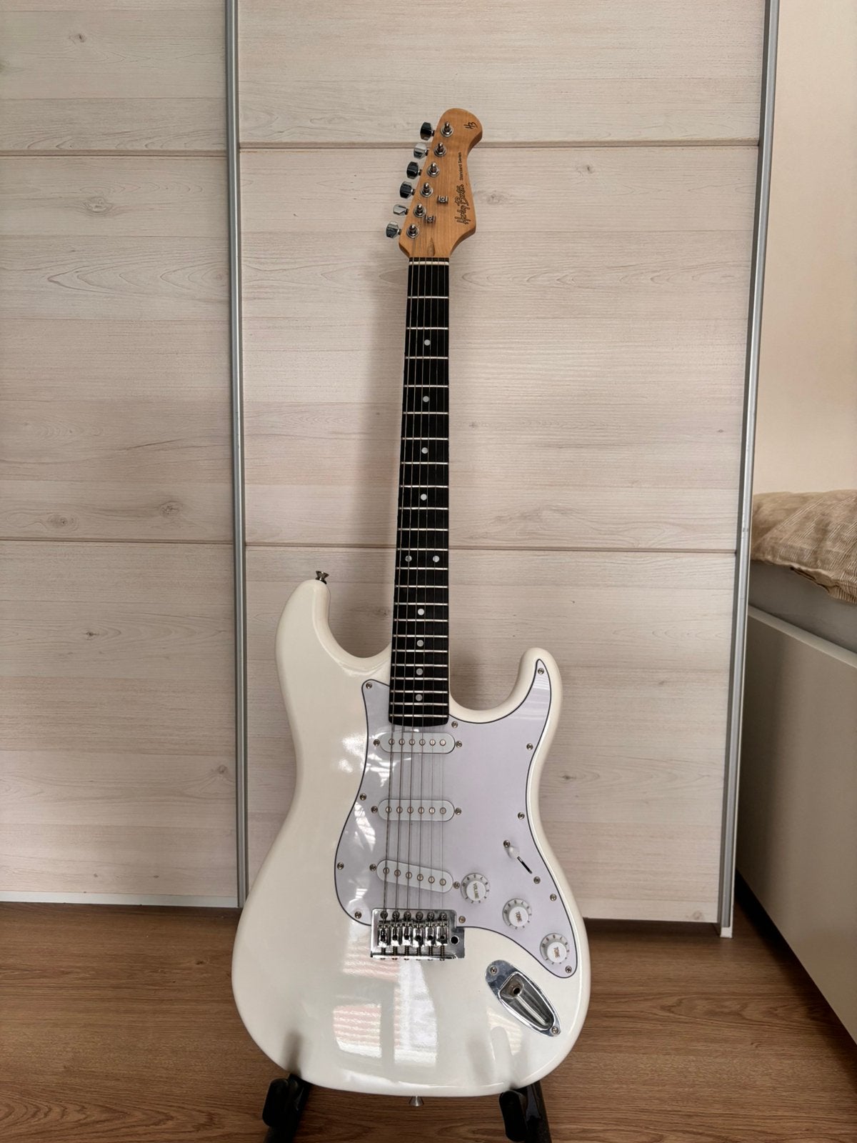 Harley Benton Stratocaster, Ophalen, Zo goed als nieuw, Solid body, Overige merken