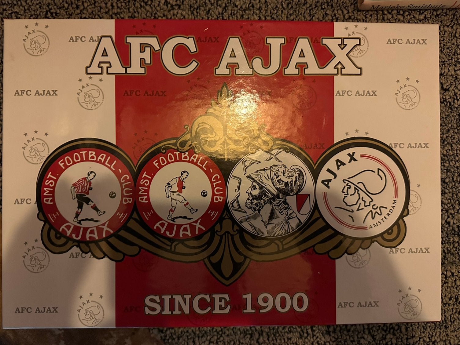 Ajax legpuzzel 1000 stukjes compleet, Ophalen of Verzenden, 500 t/m 1500 stukjes, Zo goed als nieuw, Legpuzzel
