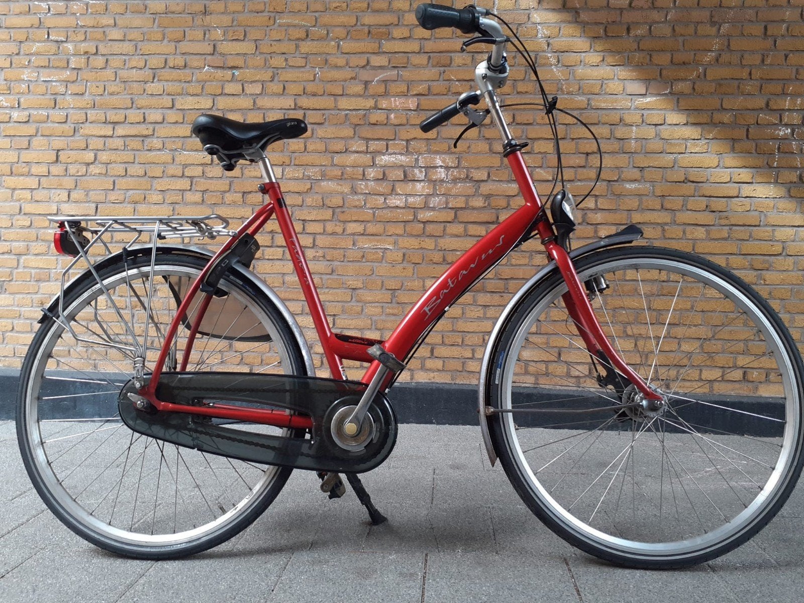 Damesfiets Batavus 28 inch 7 versnellingen  2 handremmen, Ophalen, Gebruikt, Batavus, Versnellingen