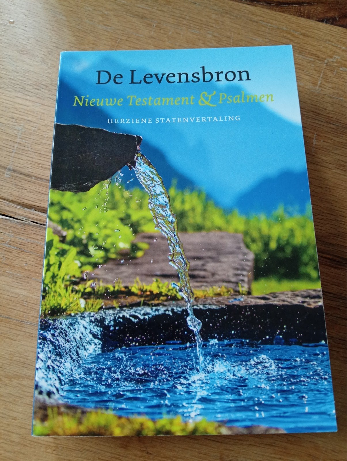 De Levensbron Nieuwe Testament & Psalmen Herziene Statenver, Ophalen of Verzenden, Zo goed als nieuw, Diverse auteurs, Christendom | Protestants