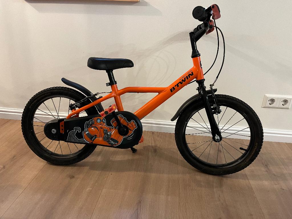 B’twin fiets 16 inch, Fietsen en Brommers, Fietsen | Jongens, Ophalen, Btwin, 16 inch, Handrem