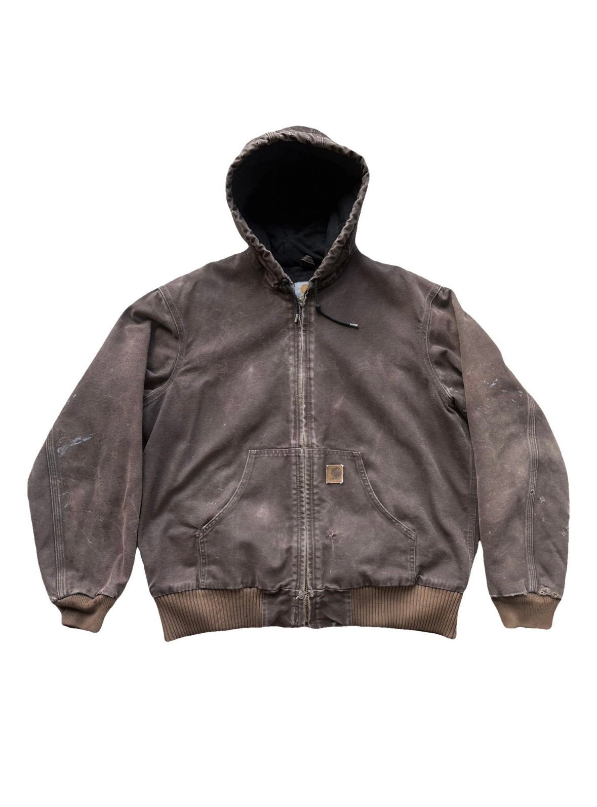 Carhartt Detroit Jacket - Bruin - Maat M, Ophalen of Verzenden, Gedragen, Maat 48/50 (M), Bruin