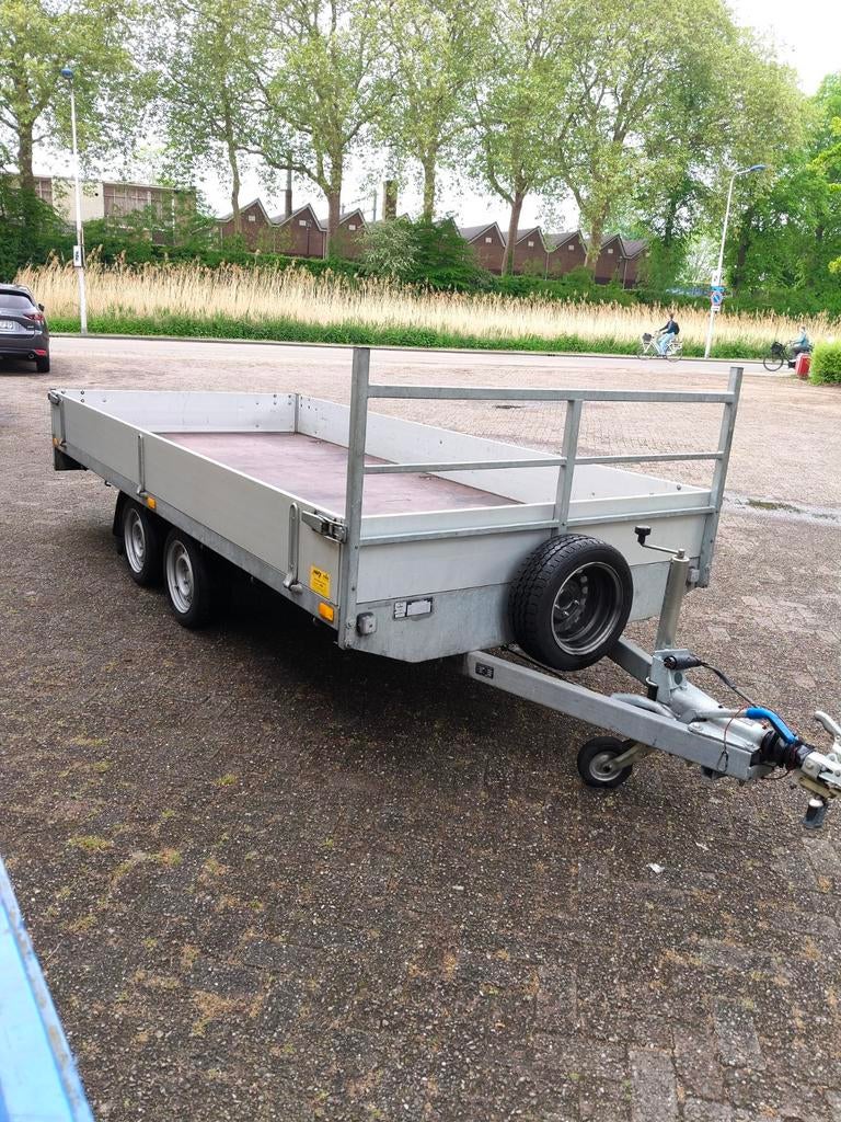 Aangeboden zgan. Solide Twee assige Aanhangwagen, Auto diversen, Aanhangers en Bagagewagens, Ophalen, Zo goed als nieuw