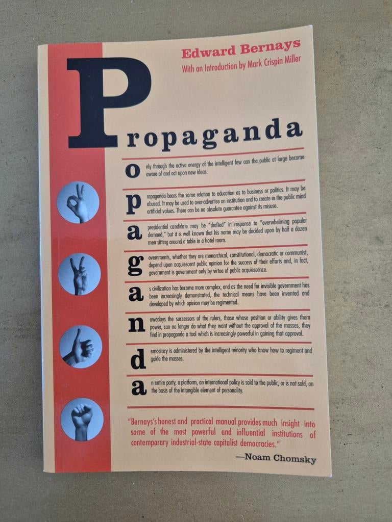 Propaganda - Edward Bernays (Nieuw), Boeken, Maatschappij en Samenleving, Nieuw, Edward Bernays, Ophalen of Verzenden
