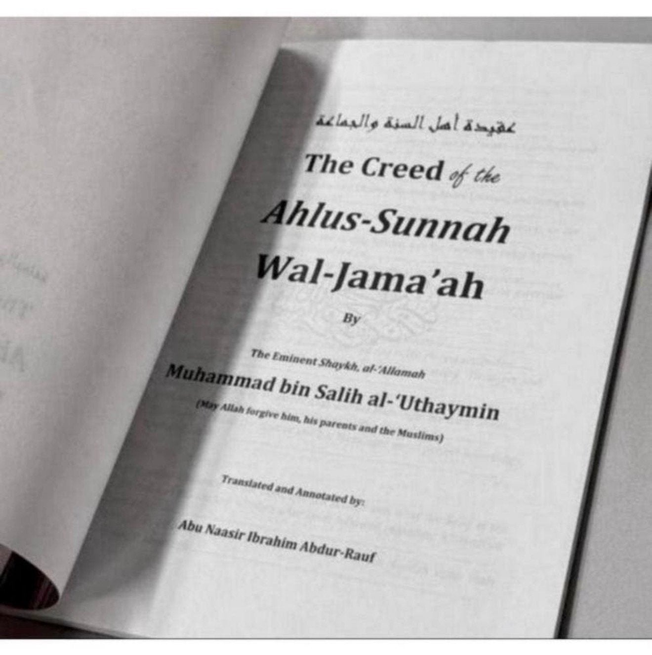 The Creed Of The Ahlus-Sunnah Wal-Jama'ah Geloofs-belijdenis, Verzamelen, Ophalen of Verzenden, Nieuw, Boek, Islam