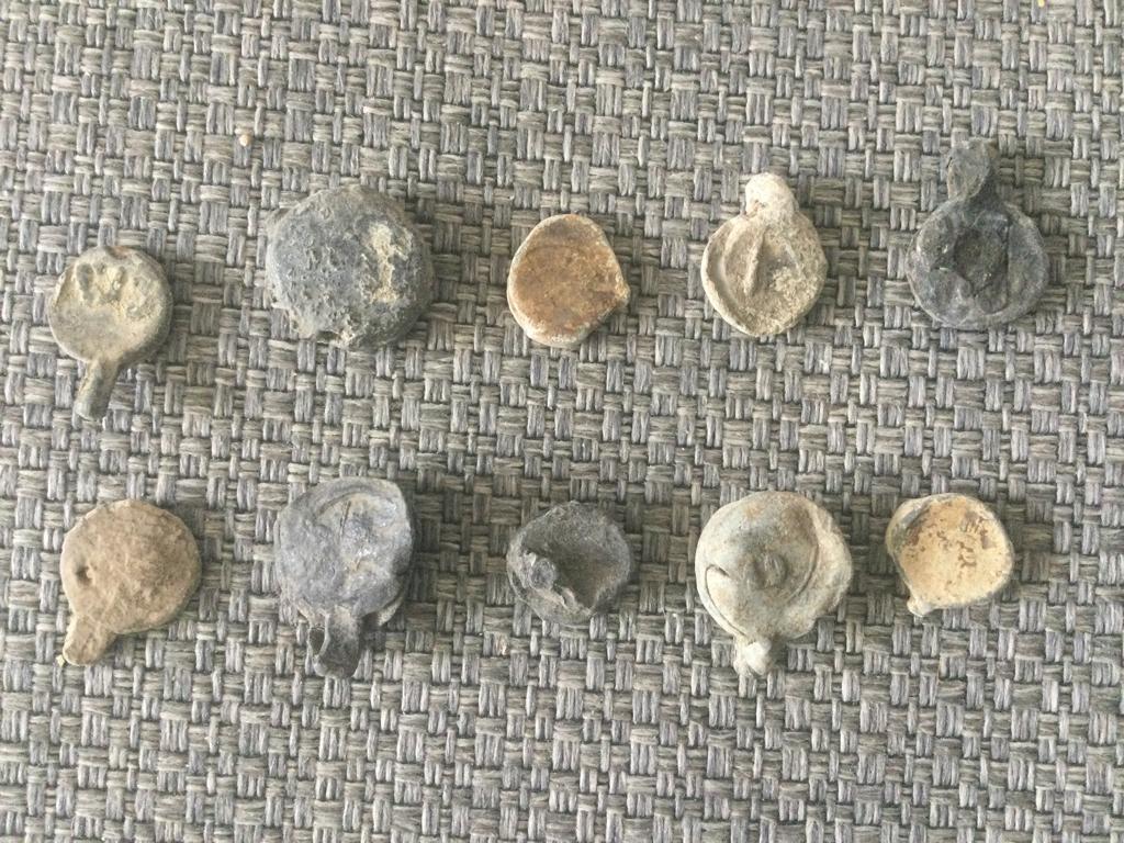 Lakenloodjes en meelloodjes, 10 stuks, Ophalen of Verzenden
