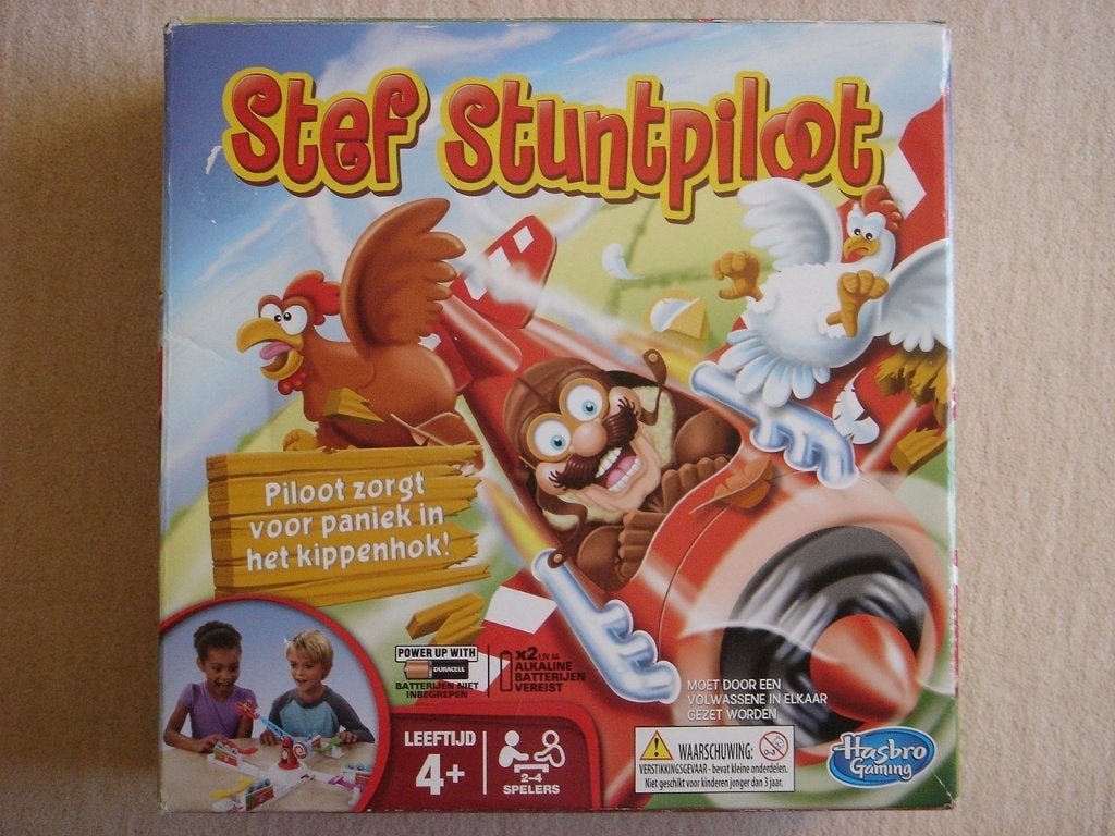 LEUK: Stef Stuntpiloot - Studenten drankspel !, Een of twee spelers, Ophalen, Gebruikt, MB Spellen