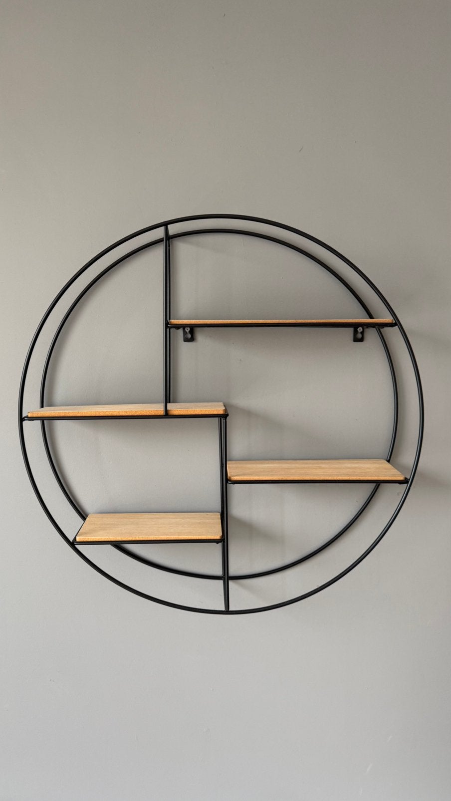 Decoratie rek metaal/hout, Ophalen of Verzenden, Zo goed als nieuw