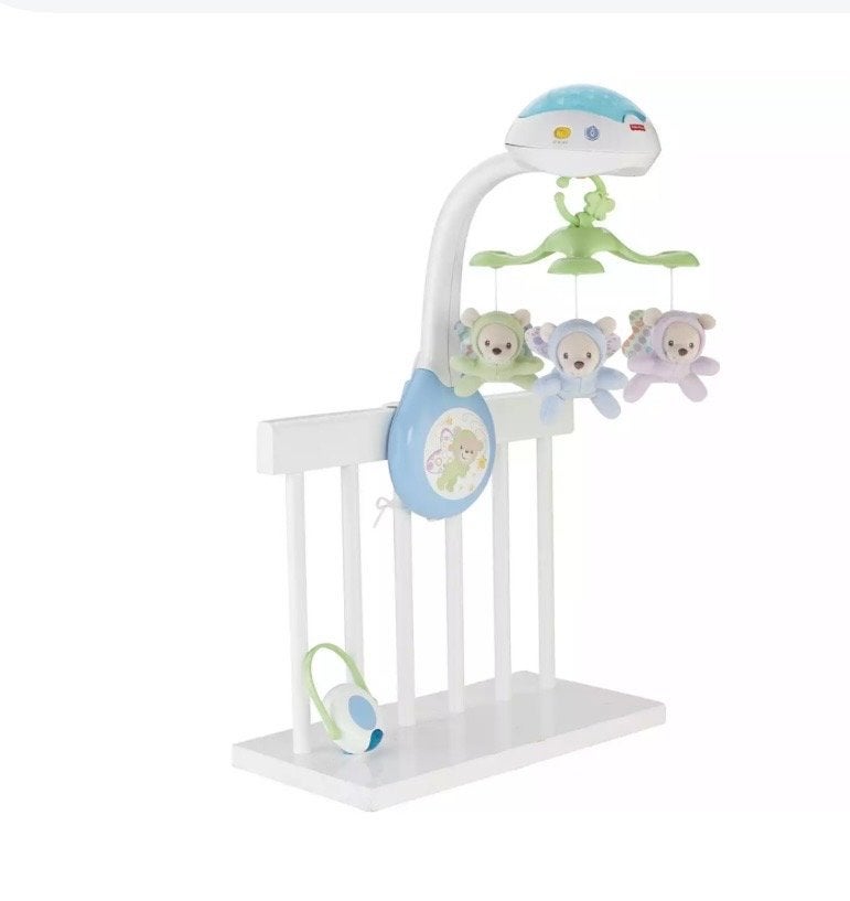 Fisher-Price 3-in-1 Droombeer Mobiel met Projector, Ophalen of Verzenden, Zo goed als nieuw, Mobiel, Met licht