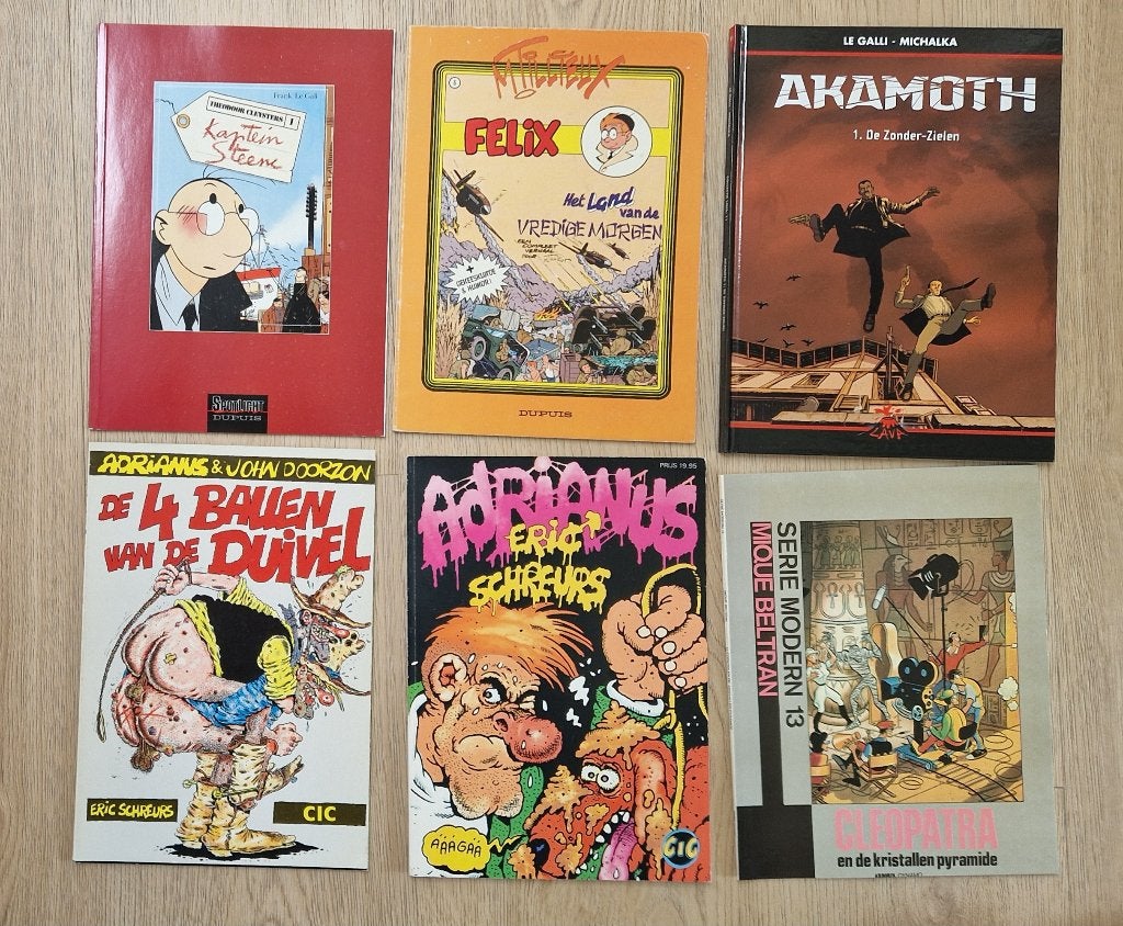 Diverse Nederlandse stripalbums EUR 2 per stuk, Boeken, Meerdere stripboeken, Ophalen of Verzenden, Gelezen