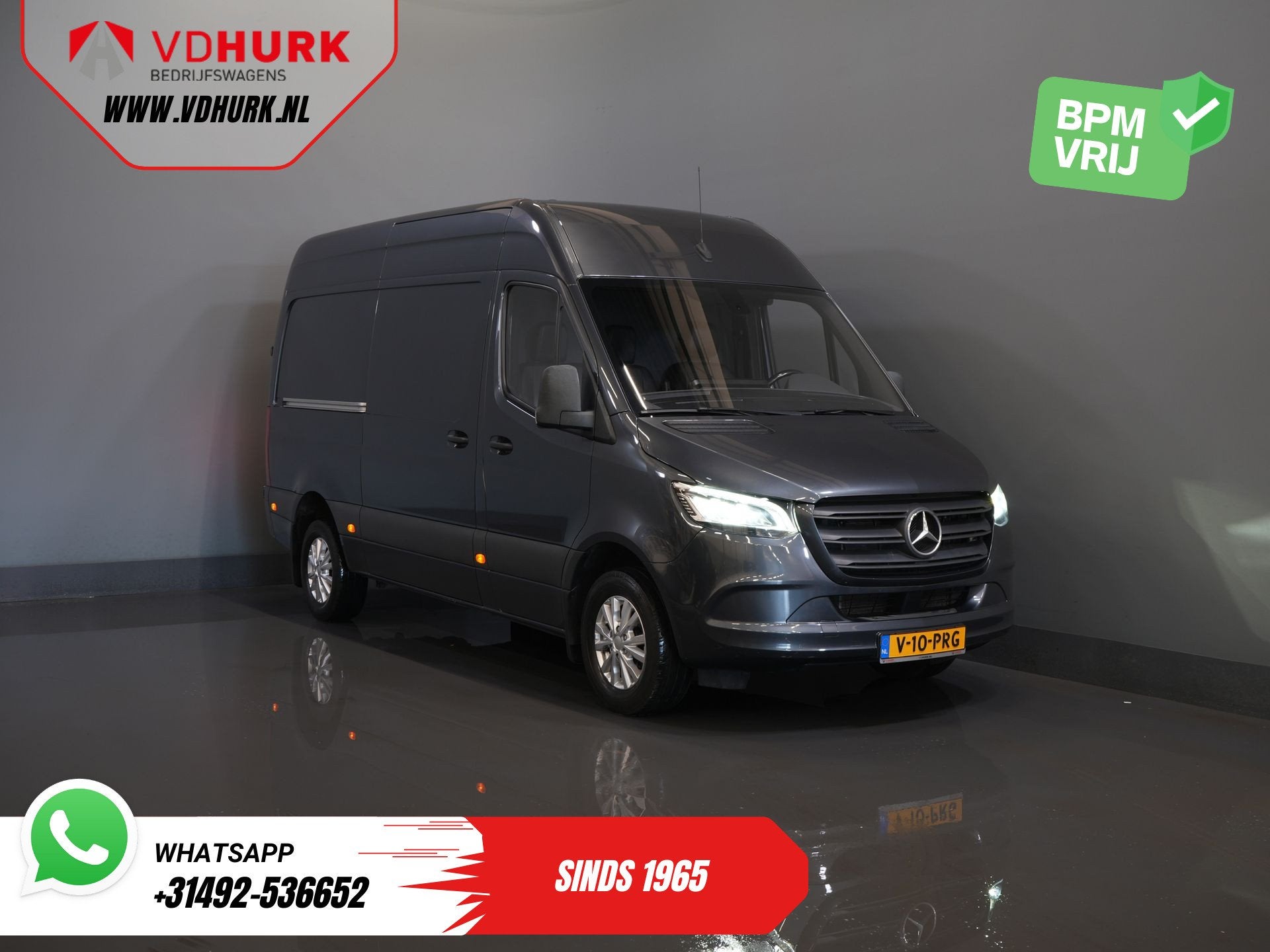 Mercedes-Benz Sprinter 317 CDI Aut. L2H2 LED/ Adapt.Cruise/, Automaat, Gebruikt, 4 cilinders, 2000 kg