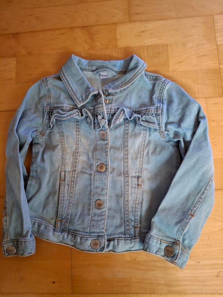 Leuk spijkerjasje, meisje. Maat 98-104, Kinderen en Baby's, Kinderkleding | Maat 98, Ophalen of Verzenden, Zo goed als nieuw, Meisje