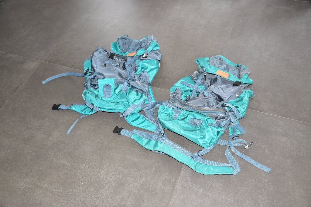Twee backpacker Rugzakken, 25 tot 40 cm, Zo goed als nieuw, 60 cm of meer, Ophalen