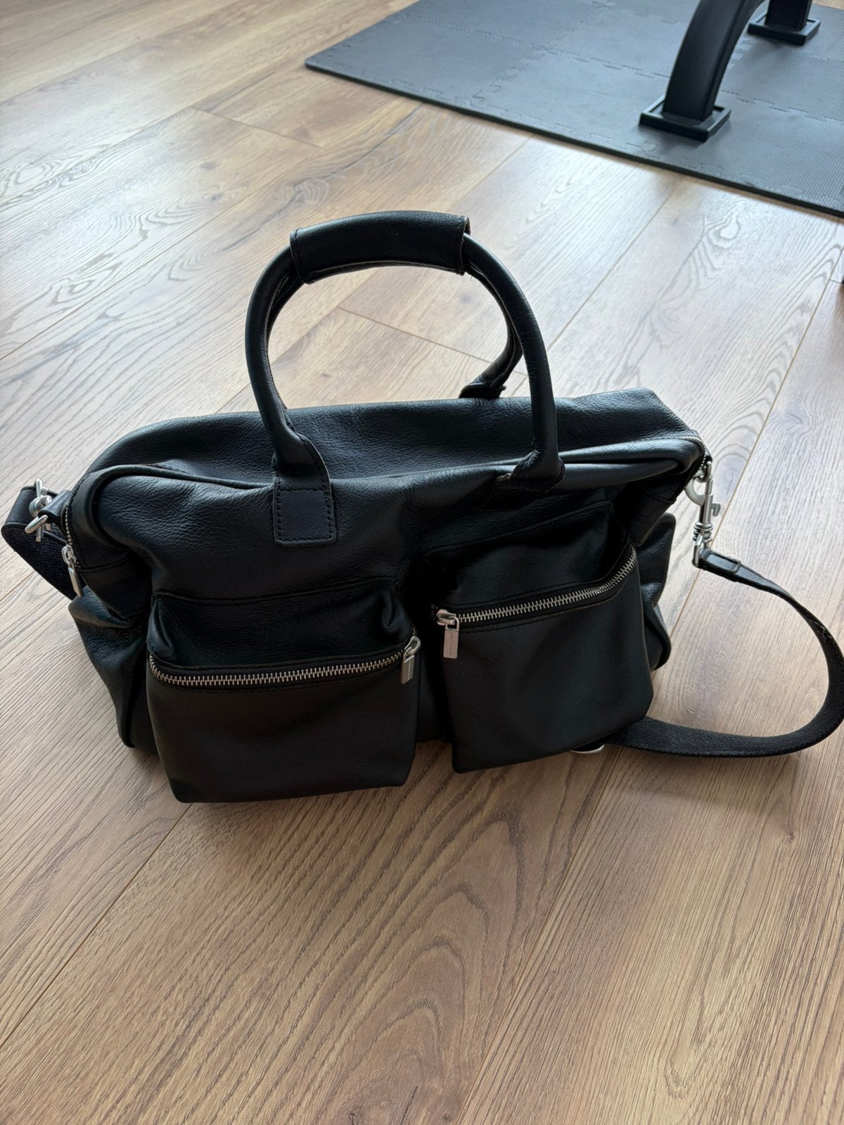 Cowboysbag “ the diaper bag “, Verzorgingstas, Cowboysbag, Zwart, Schoudertas functie