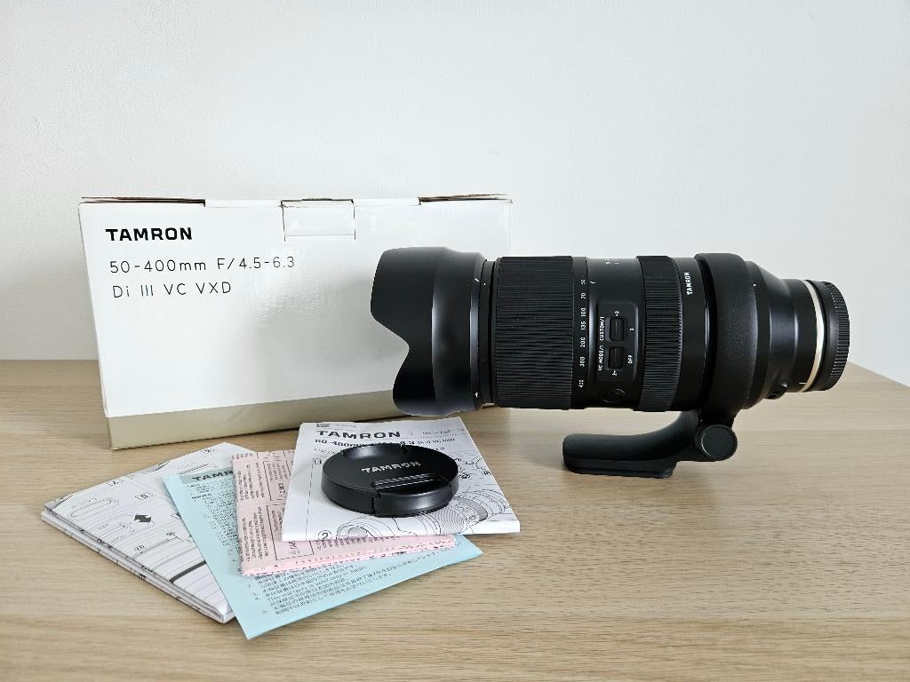 Tamron 50-400mm for Sony E Mount AND tripod mount, Audio, Tv en Foto, Fotografie | Lenzen en Objectieven, Ophalen, Nieuw, Telelens