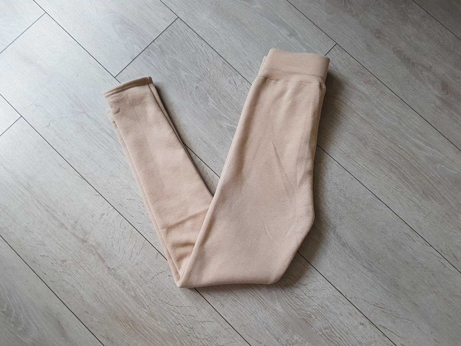 Legging beige maat S/M, Kleding | Dames, Leggings, Maillots en Panty's, Verzenden, Nieuw, Beige, Legging
